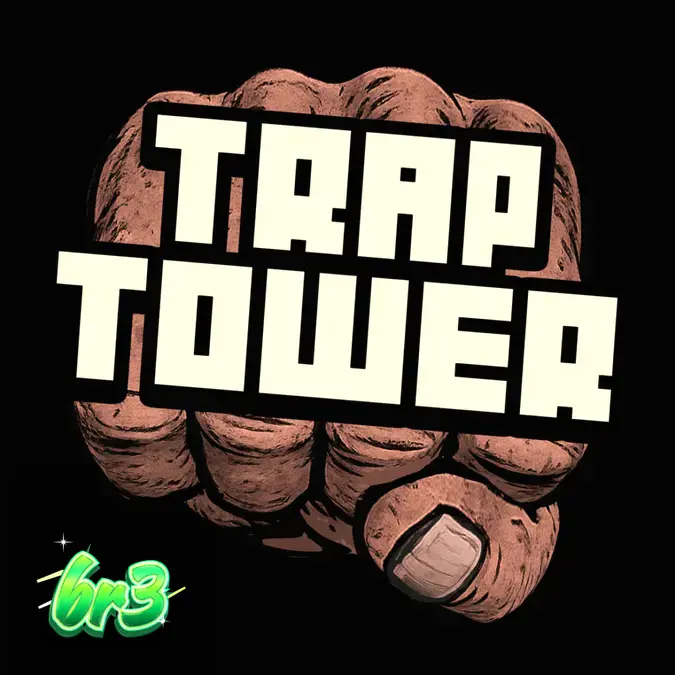 Cena de ação intensa do jogo de slot Trap Tower com elementos de gangue animal